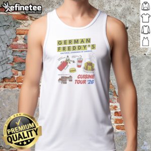 Pretty German Freddys Cultural Learnings Of America Cuisine Tour 26 Waffles Gas Tank Top