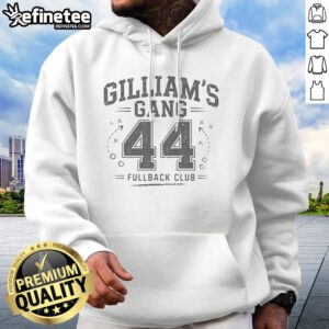 Pretty Gilliam S Gang 44 Fullback Club hoodie in a stylish and comfortable design, perfect for everyday wear.