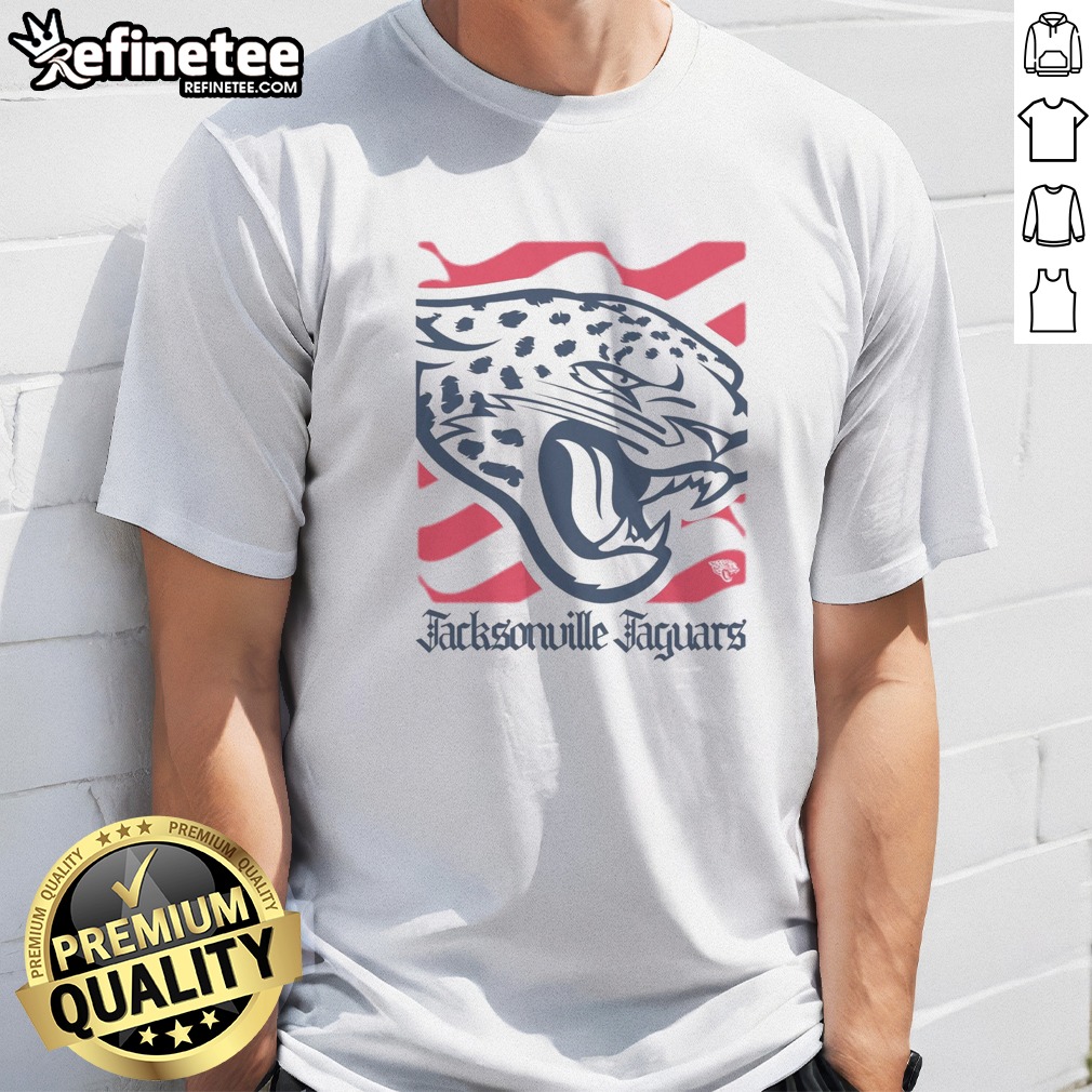Pretty Jacksonville Jaguars American Heritage Wordmark t shirt on Classic Shirt Pretty Jacksonville Jaguars American Heritage Wordmark t shirt shown as a classic shirt preview