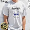 Pretty Just A Wisconsin Girl Living In A Tennessee World Tennessee State t shirt showcasing casual cotton tee with bold text design