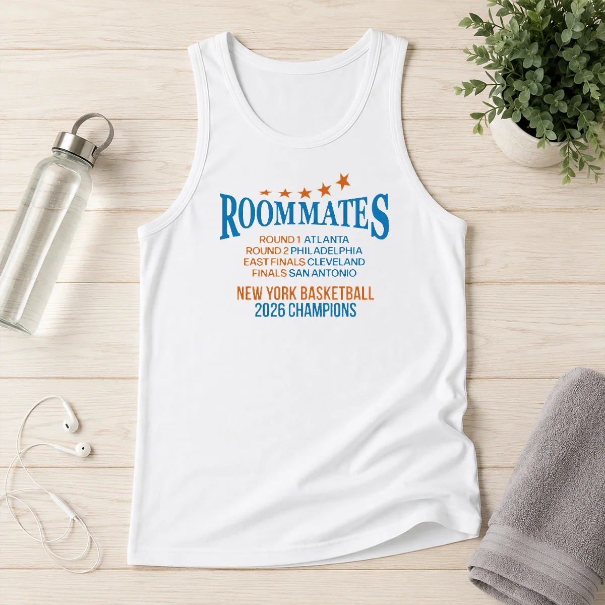 Pretty Roommates Atlanta Philadelphia Cleveland And San Antonio New York Knicks Basketball 2026 C Tank Top