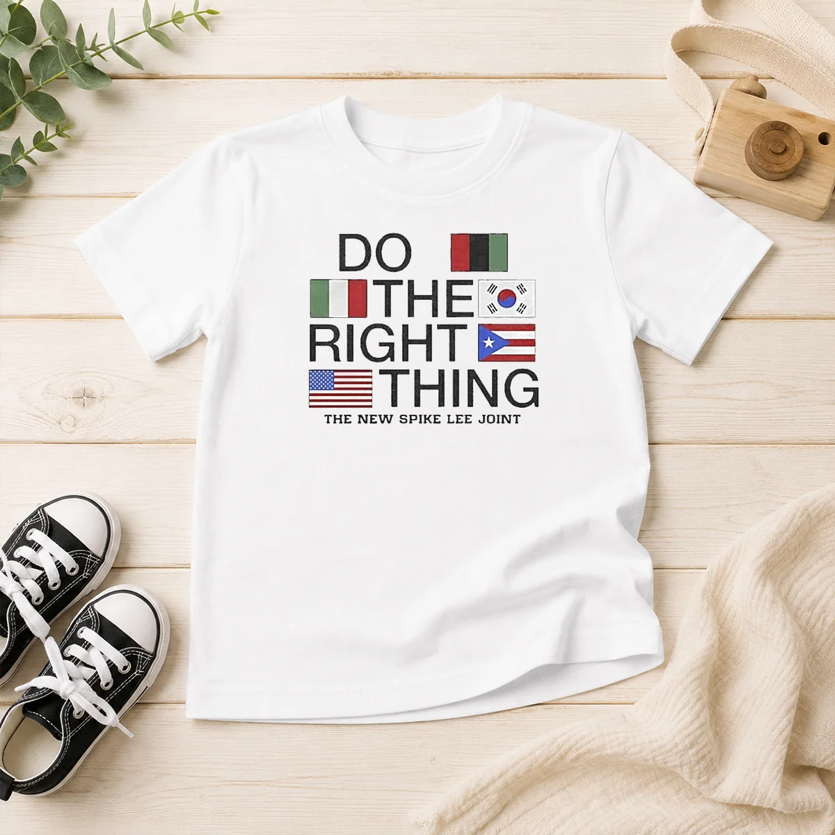 Pretty Spike Lee Do The Right Thing The New Spike Lee Joint Flags Kids T-Shirt