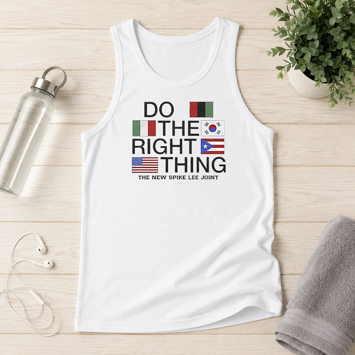 Pretty Spike Lee Do The Right Thing The New Spike Lee Joint Flags Tank Top