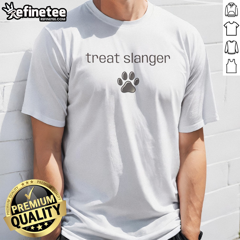 Pretty Treat Slanger Footprint t shirt on Classic Shirt Pretty Treat Slanger Footprint t shirt shown as a classic shirt preview