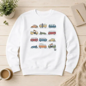 Pretty Volkswagen Vans And Beetles Mens Sweater