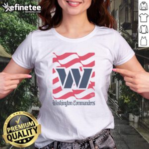 Pretty Washington Commanders American Heritage Wordmark girlt shirt featuring a vibrant design.
