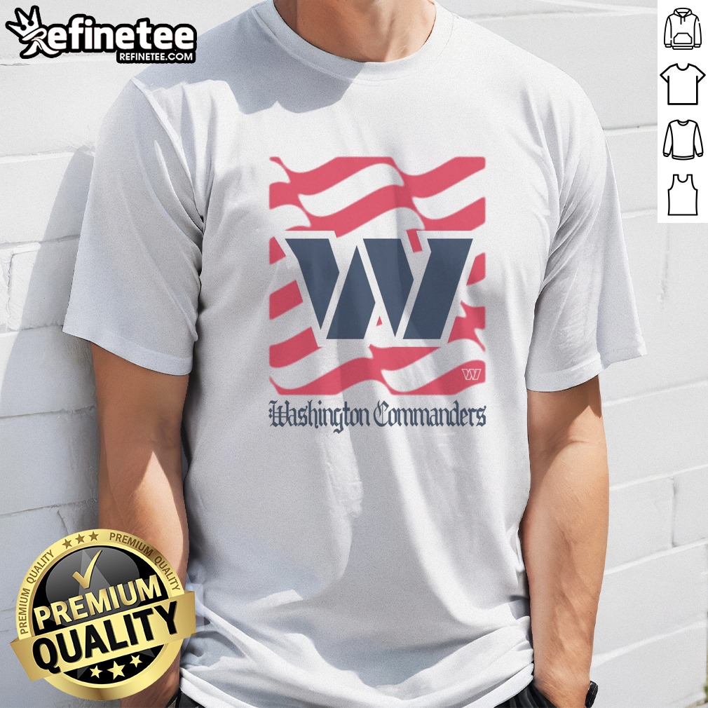 Pretty Washington Commanders American Heritage Wordmark t shirt on Classic Shirt Pretty Washington Commanders American Heritage Wordmark t shirt shown as a classic shirt preview
