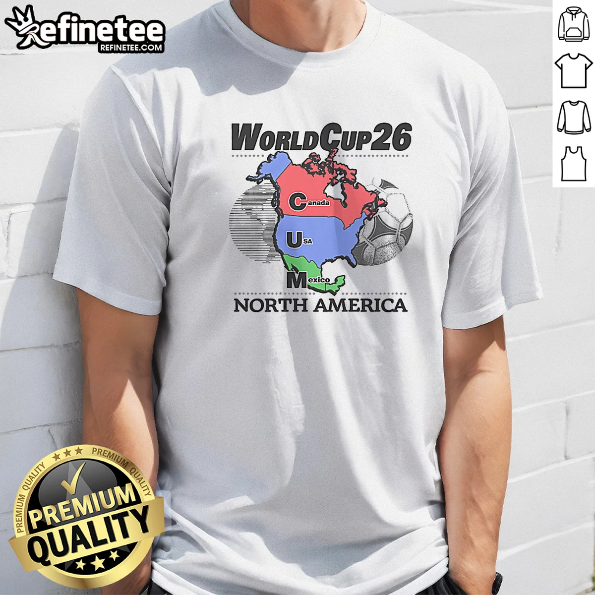 Pretty World Cup 26 (Cum Map) Shirt Pretty World Cup 26 (Cum Map) Shirt