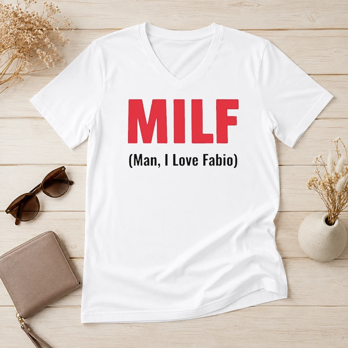 Top 20 MILF Man I Love V-Neck Shirt Top 20 MILF Man I Love V-Neck Shirt