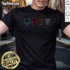 Top Fox Alien Castle Harp Mystic Icons Emblem t shirt featuring unique graphic design.
