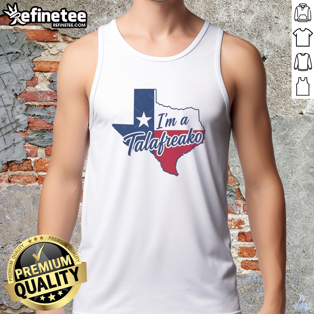 Top I Am A Talafreako Dallas Mavericks Jalen Brunson Luka Doncic Texas State Pride t shirt on Tank Top Top I Am A Talafreako Dallas Mavericks Jalen Brunson Luka Doncic Texas State Pride t shirt shown as a tank top preview
