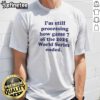 Top I Am Still Processing How Game 7 Of The 2025 World Series Ended Baseball Fan t shirt in black, short sleeve cotton tee