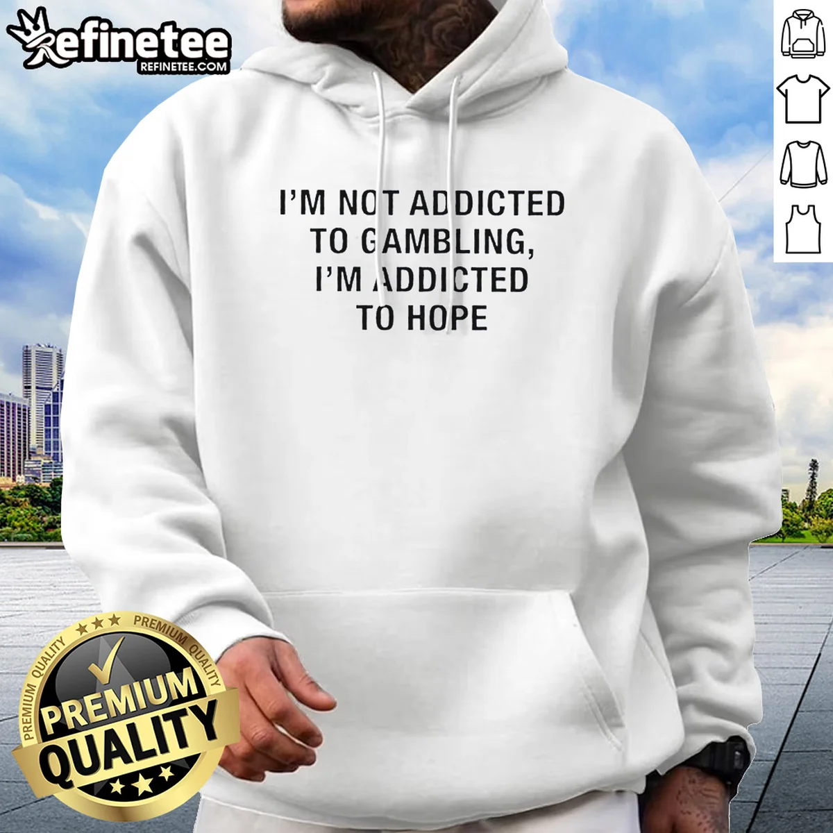 Top I'M Not Addicted To Gambling Hoodie Top I'M Not Addicted To Gambling Hoodie