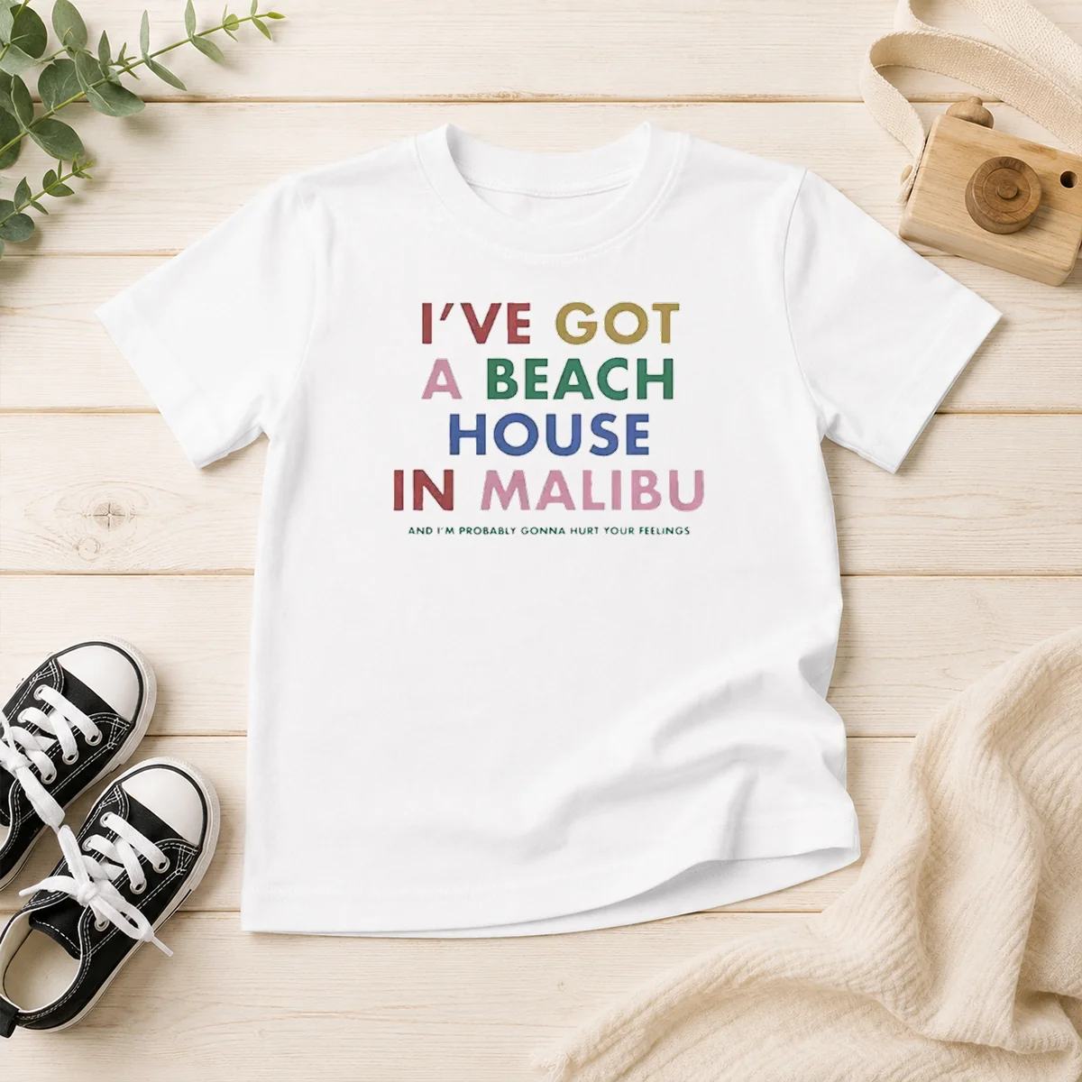 Top I'Ve Got A Beach House In Malibu Kids T-Shirt