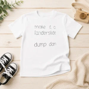 Top Make It A Landerslide Dump Dan Kids T-Shirt