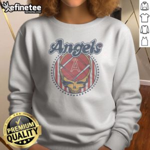 Top MLB X Grateful Dead X Angels Americana Sweatshirt