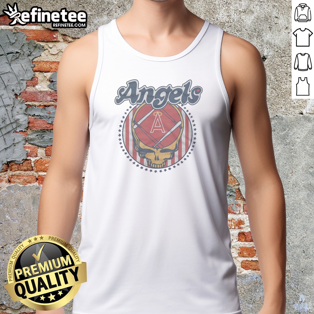 Top MLB X Grateful Dead X Angels Americana Tank Top