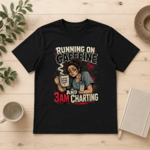 3AM Charting Nurse Caffeine Burnout Streetwear Shirt