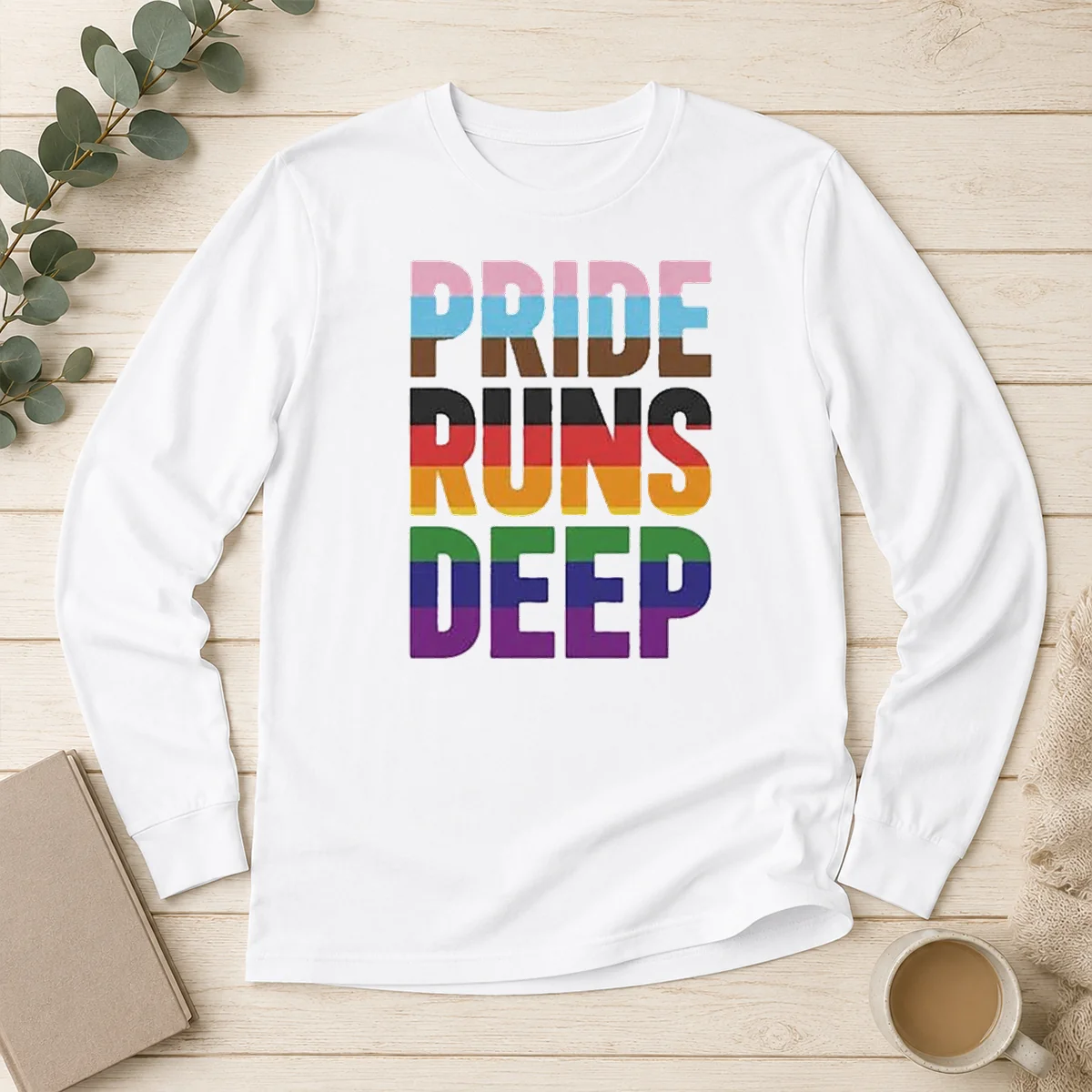 Funny Seattle Kraken Pride Runs Deep Long Sleeve Shirt