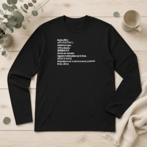 Good Media Offline International Languages Long Sleeve Shirt