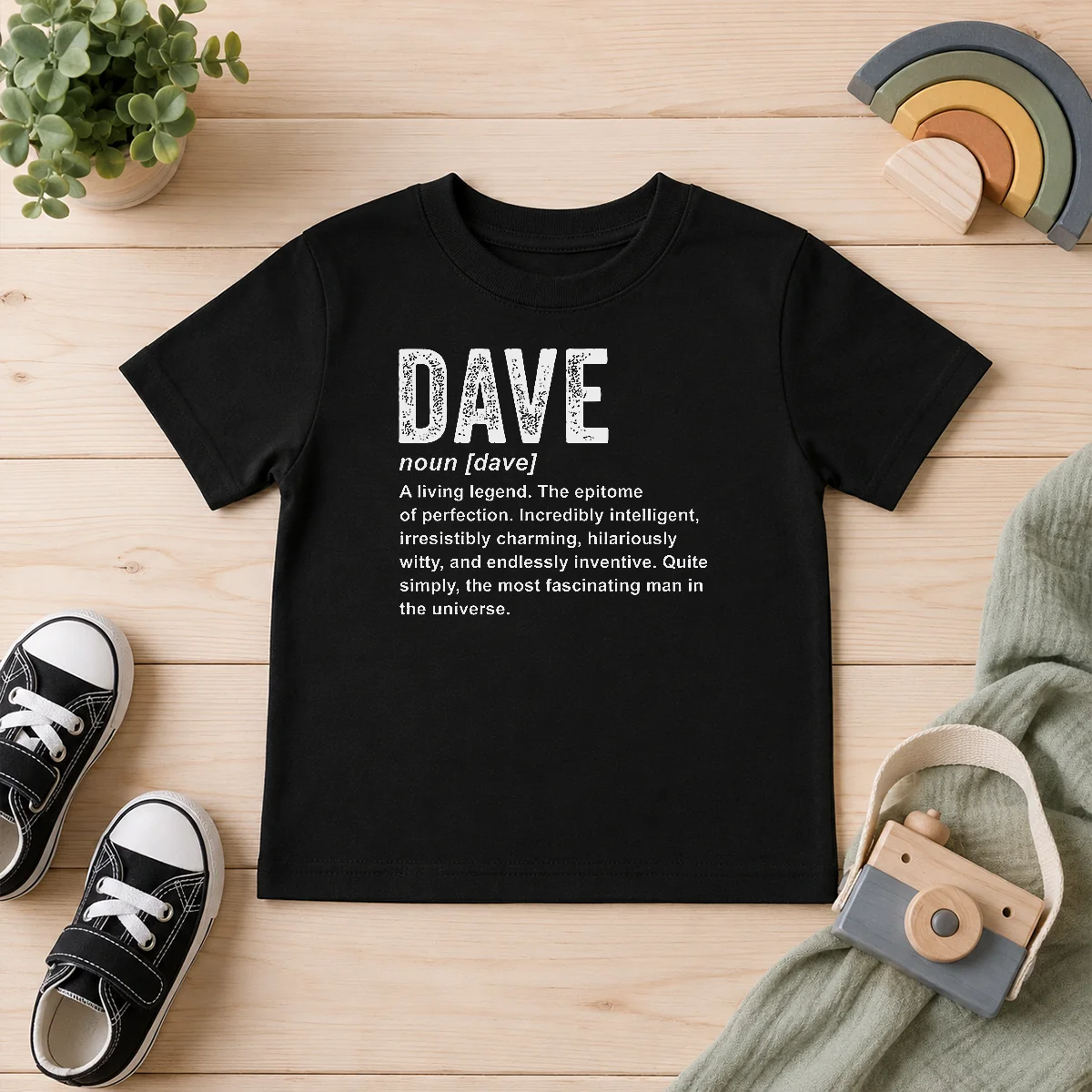 Good Nice Personalized Definition Funny Dave Kids T-Shirt