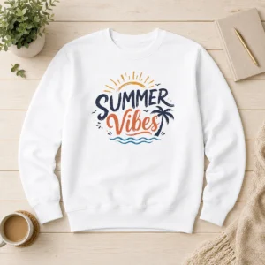 Good Official Summer Vibes Beach Lovers And Sun Seekers Sweater
