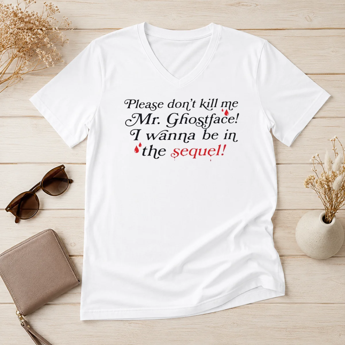 Good Paige Unwritten Please Dont Kill V-Neck Shirt Good Paige Unwritten Please Dont Kill V-Neck Shirt