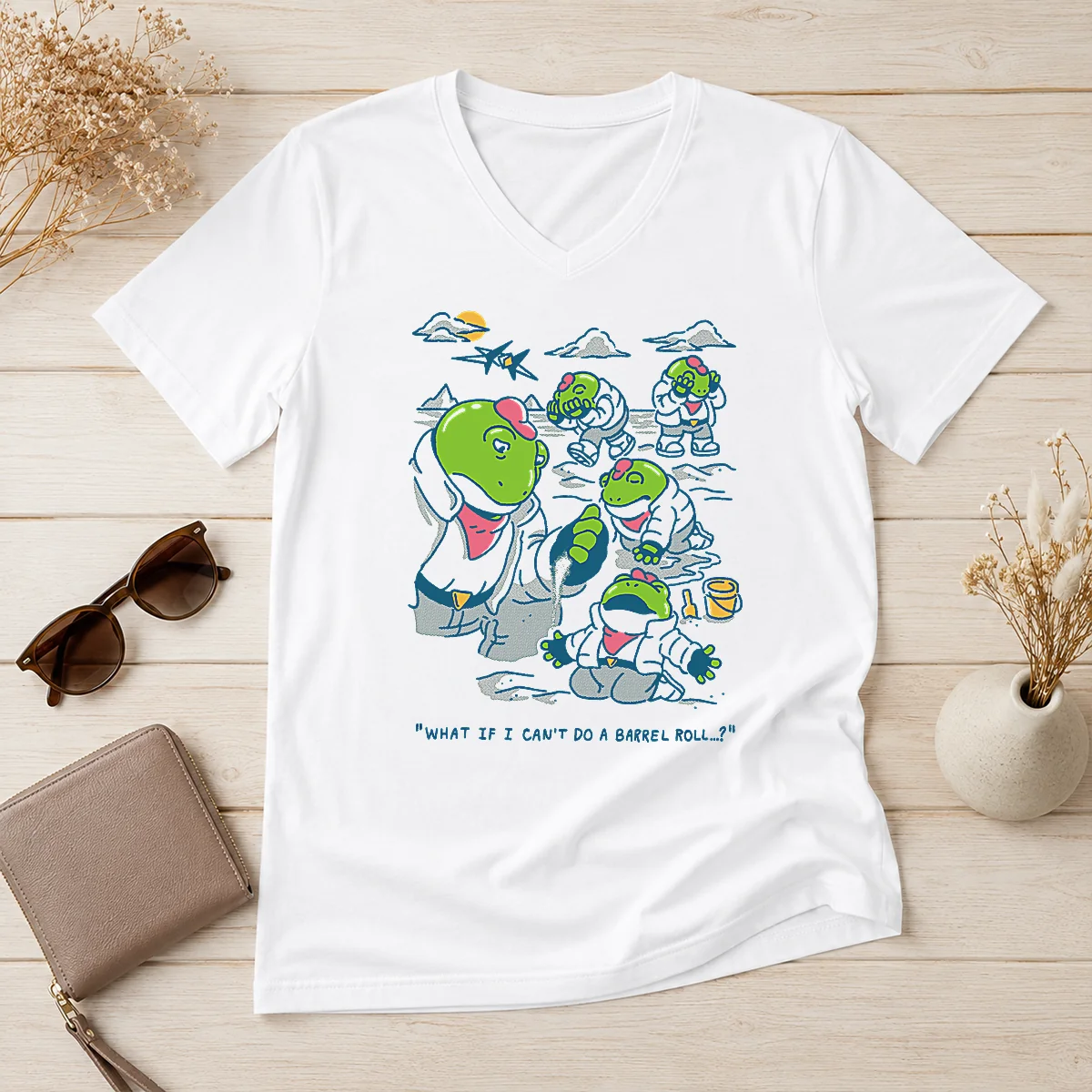 Good Peppy Hare Star Fox What V-Neck Shirt Good Peppy Hare Star Fox What V-Neck Shirt