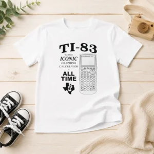 Good TI 83 The Most Iconic Graphing Calculator Of All Time Kids T-Shirt