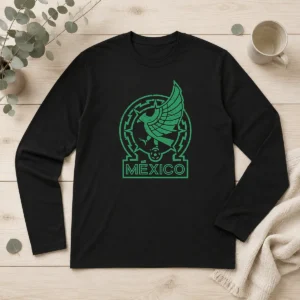 Hot Awesome Mexico Soccer Long Sleeve Shirt