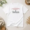 Hot I Would Dropkick A Child For A Marlboro Cigarette graphic t shirt in black, short sleeve cotton tee