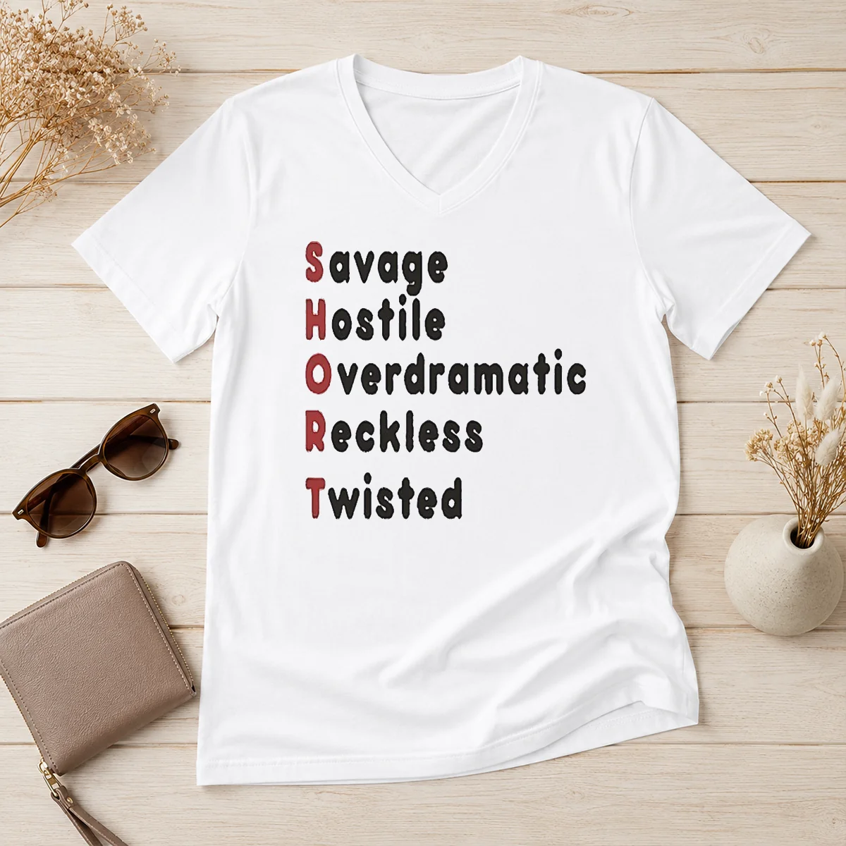 Hot Premium SHORT Stands For Savage V-Neck Shirt Hot Premium SHORT Stands For Savage V-Neck Shirt