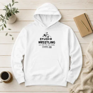 Hot Studio Wrestling Live From The WIIC Studios Channel 11 Pittsburgh Hoodie