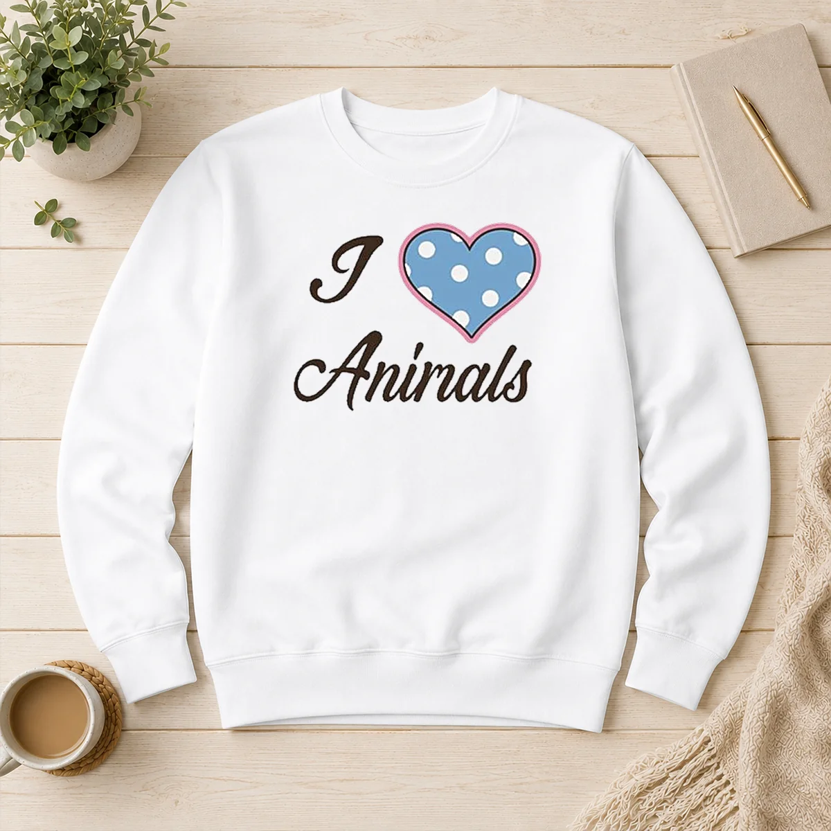 Nice I Love Animals Sweater