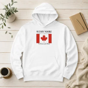 Nice Slushynoobz Canada Facts Creator Fan The Beauty Of The North Hoodie