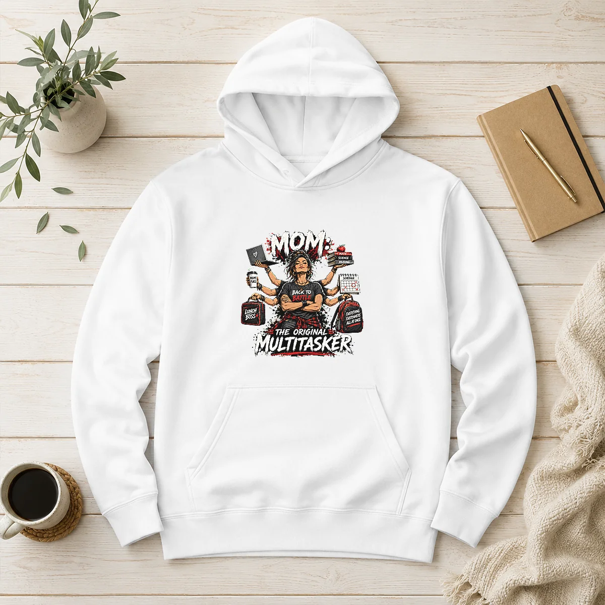 Original Multitasker Mom Streetwear Hoodie