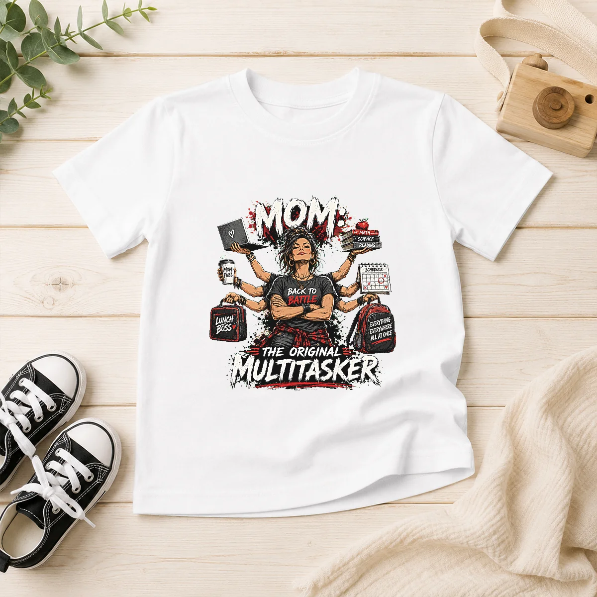 Original Multitasker Mom Streetwear Kids T-Shirt