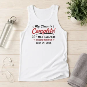 Original My Chase Is Complete 30th Ballpark Citizens Bank Park June 29 2026 Tank Top