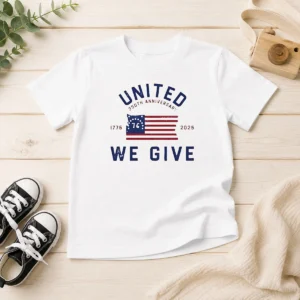 Original United 250th Anniversary We Give 1776 2026 Kids T-Shirt