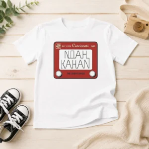 Premium Noah Kahan Great American Ball Park Cincinnati Reds Sticker July 01 2026 Kids T-Shirt