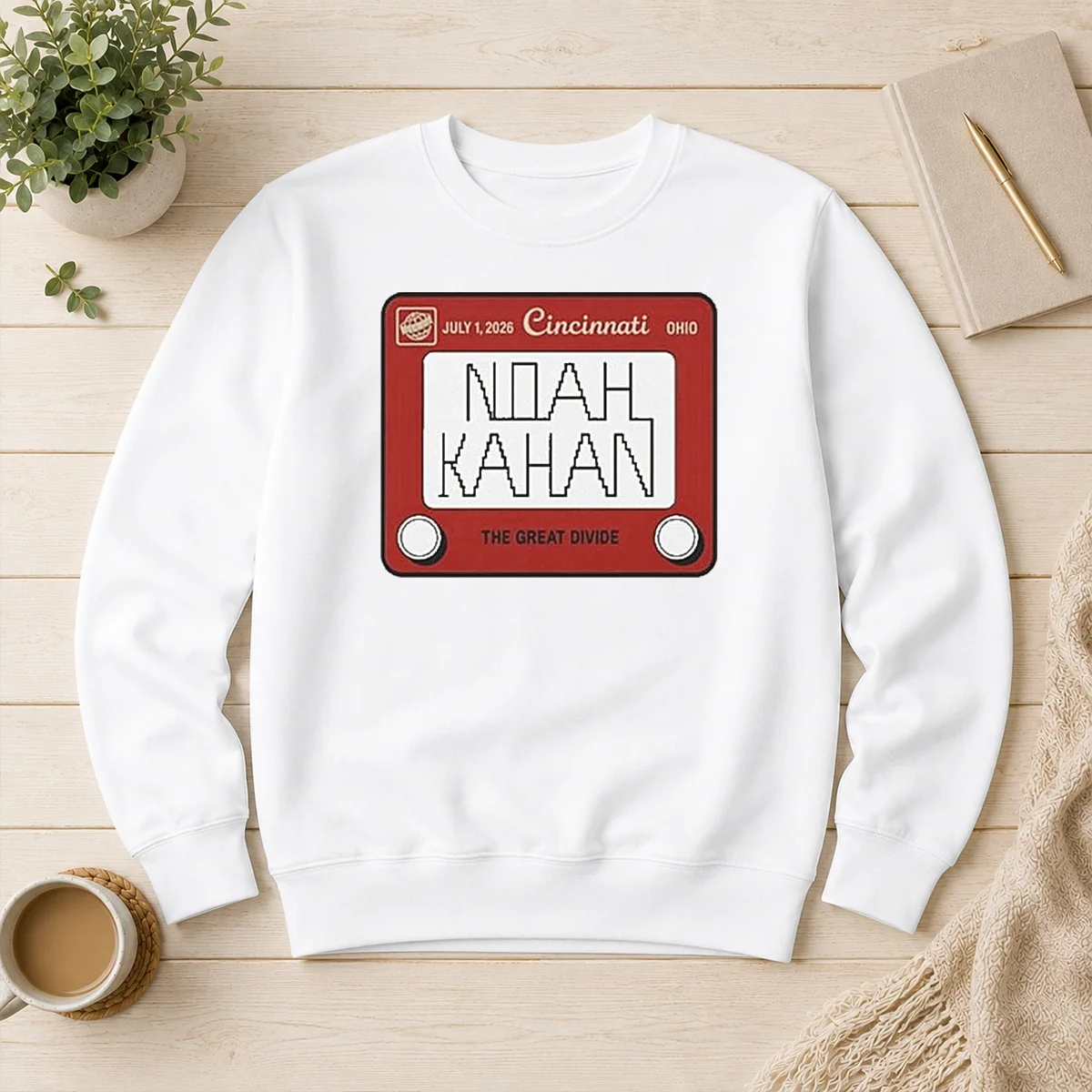 Premium Noah Kahan Great American Ball Park Cincinnati Reds Sticker July 01 2026 Sweater