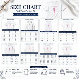 Size chart for Premium Pretty Proud Owner Of A Fat Ass showing measurements in inches and cm