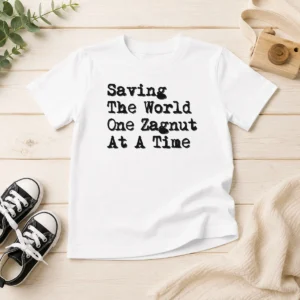Premium Saving The World One Zagnut At A Time Kids T-Shirt