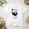 Pretty Michael Stevens Lets Be Mean Vsauce Youtube t shirt in black cotton, front view with round neck