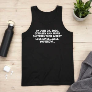 Pretty On June 29 2026 Germany And Japan Suffered Their Worst Loss Since...Well, You Know Tank Top
