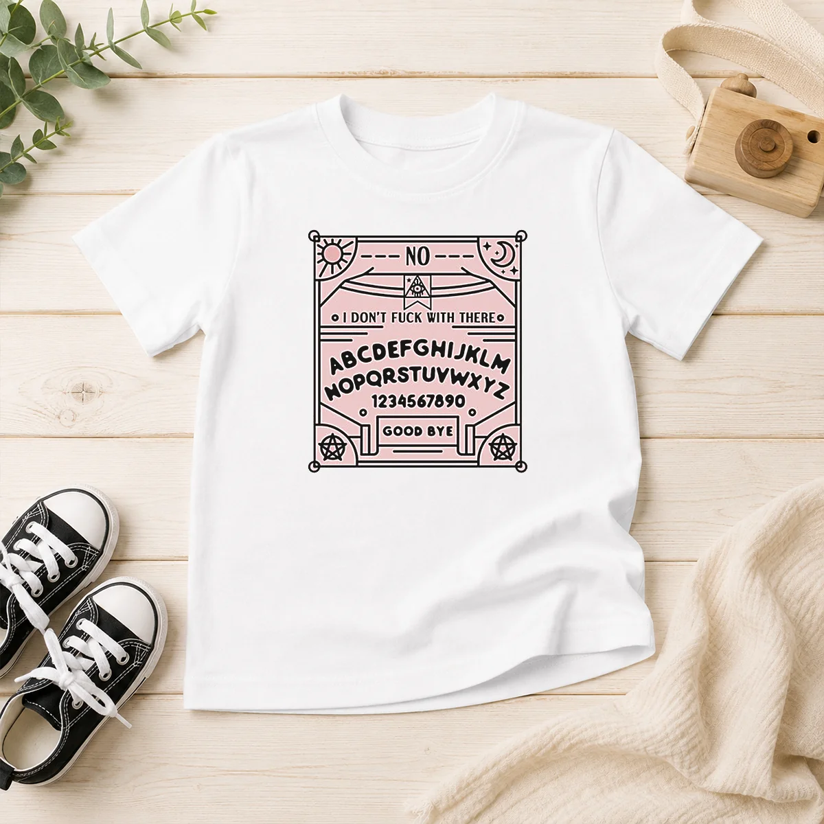 Top Ouija Board I Dont Fck With There Kids T-Shirt